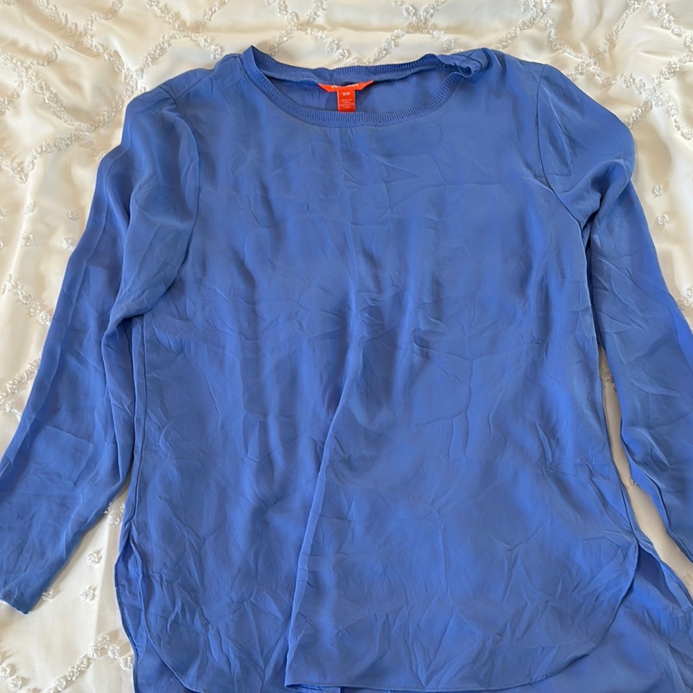 Elegant Blue Women's Top